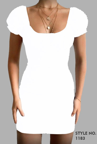 1183 dress white