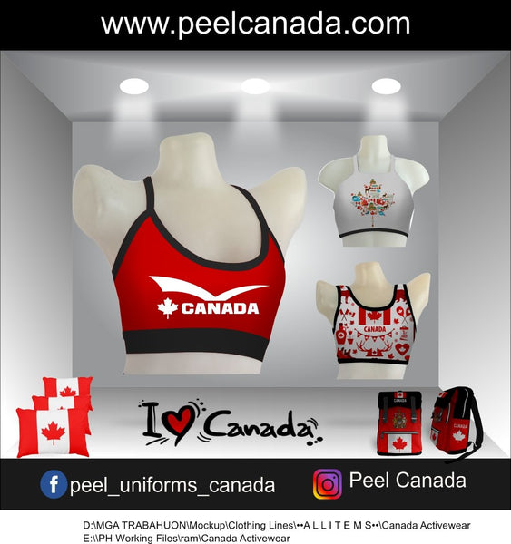 ADS ActiveWear Pillowcover Bag P279 P510 P447 P295 P448 Canada Nationwear CAN red white black grey front-sub
