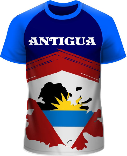 ADS Antigua ATG T-shirt R-Neck Raglan Blue