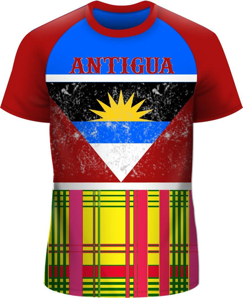 ADS Antigua ATG T-shirt R-Neck Raglan Red