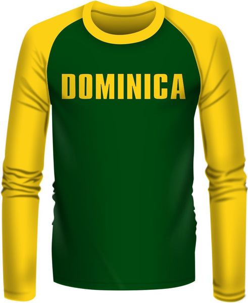 ADS Dominica DMA Longsleeve R-Neck Raglan Gold Green
