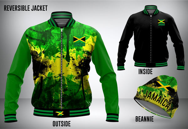 ADS Jamaica JAM Jacket reversible Fullzip Set-in Beannie