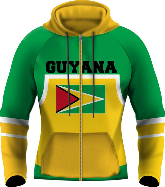 ADS Nationwear Guyana GUY Hoody Fullzip Raglan