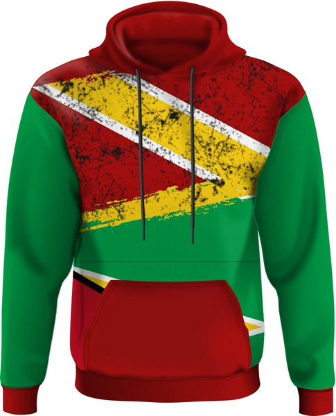 ADS Nationwear Guyana GUY Hoody Set-in Red Green