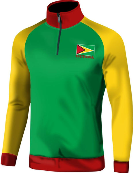 ADS Nationwear Guyana GUY Jacket Quarterzip Raglan