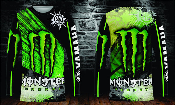 ADS Yamaha Monster Energy Black Green R-neck Set-in