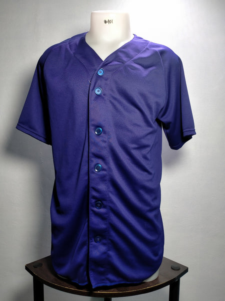 Baseball PX L747 ZX MPeelu buttons purple V-neck raglan