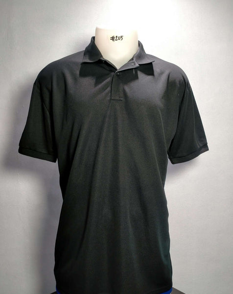 Golfshirt PX L660 ZXXL MX Original Sample Black set-in button-placket Mens
