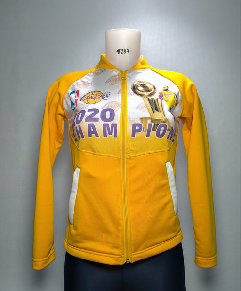 Jacket P498 L162 ZXS MPeelu Yellow Nba Lakers FullZip Raglan half-sub Ladies