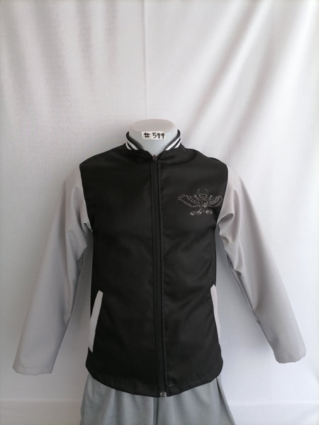 Jacket PX L997 MX Black Grey Fullzip setin