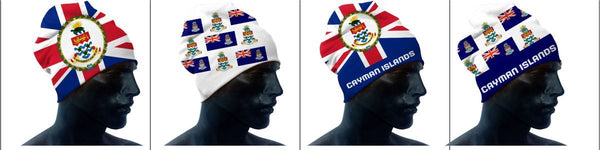 MockUp Cayman Islands CYM Toques white navyblue gold red
