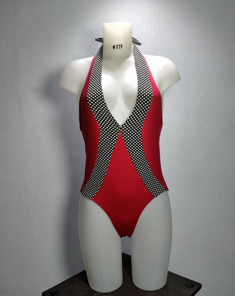 Swimsuit P235 L856 MX Red Silver