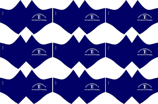 tarazhi navy blue face mask