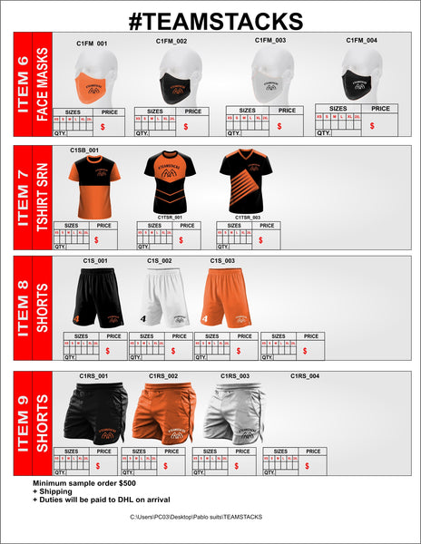 teamstacks orange activewear items black orange 3